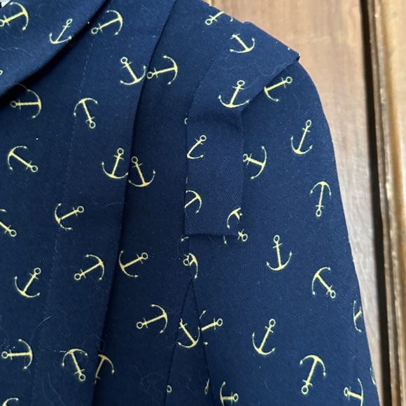 Blue-patterned dress - Picture 6 of 6